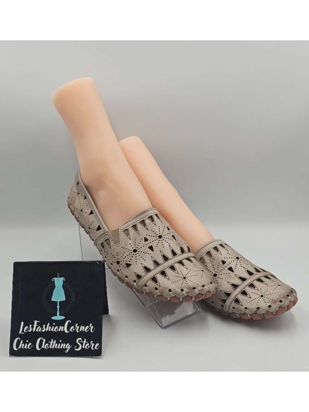 Spring Step Women's Beige Leather Fusaro Slip-On Flats Loafers Sz 10.5 (41) 3782 - Picture 13 of 16